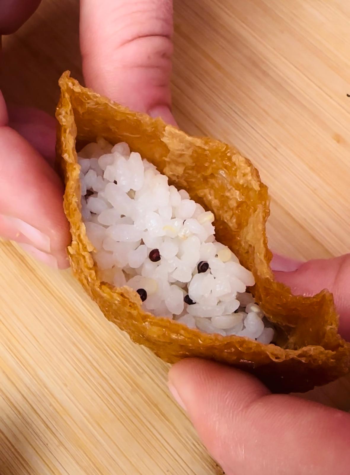 Inari Sushi – Tofutaschen mit Reis